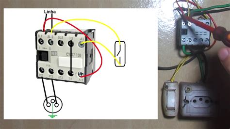 contatora para testes de motor pequeno monofásico ORebobinador