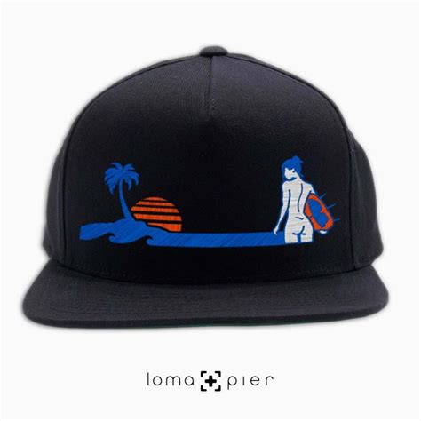 SURF NAKED Classic Snapback Hat By Loma Pier Hat Store