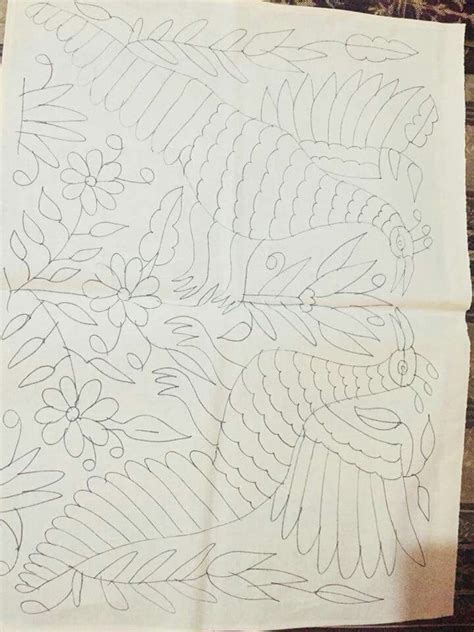 Pin By Rocy Zavala On Dibujos Mexican Embroidery Otomi Embroidery