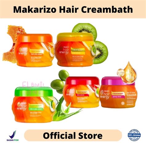 Jual Makarizo Hair Energy Fibertherapy Hair Scalp Creambath Indonesia