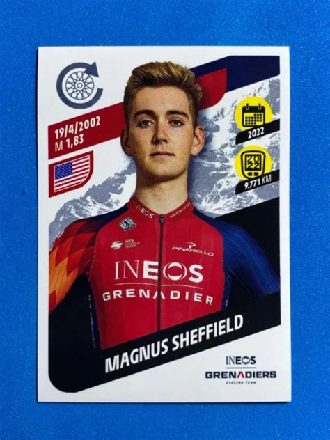 Figurine Stickers Panini Tour De France N Magnus Sheffield