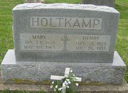 Mary Elzena Wesseler Holtkamp M Morial Find A Grave