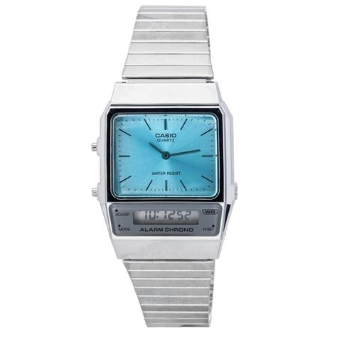 Kaufe Casio Vintage Analog Digital Edelstahl Armband Quarz Aq Ec A