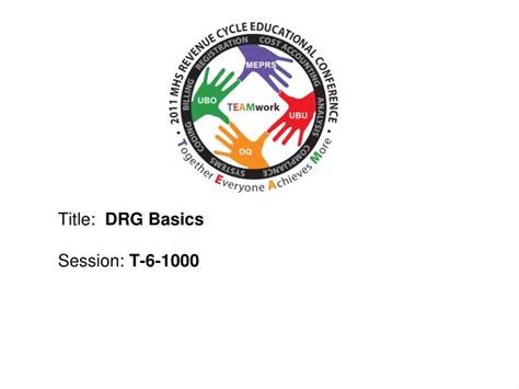 Ppt Title Drg Basics Session T 6 1000 Powerpoint Presentation Free