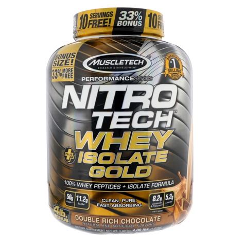 Nitro Tech Whey Plus Isolate Gold Nitro Tech Whey Plus Isolate Gold