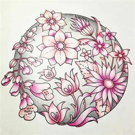 Floral Coloring Book By Johanna Basford