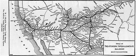 Santa Fe Rr System Maps