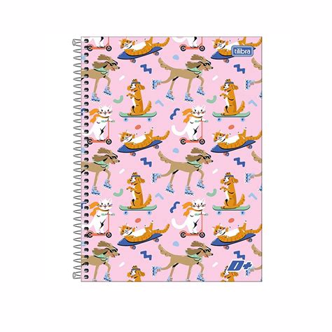 Caderno Espiral Capa Dura Folhas D Mais Capa Tilibra