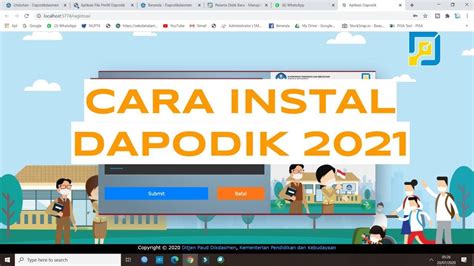 Cara Install Aplikasi Dapodik Youtube