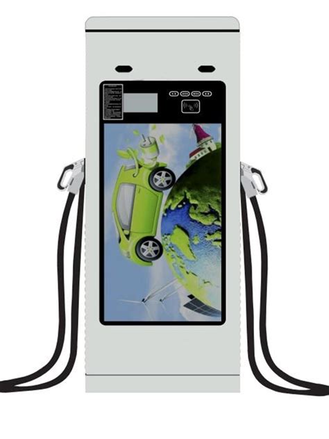 Kw Kw Electric Vehicle Charging Station With Lcd Display