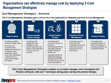 The Power Of The 5 Cost Management Strategies In Reducing Costs Blog