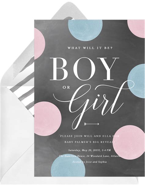 Gender Reveal Invitations That Will Have You Seeing Blue And Pink