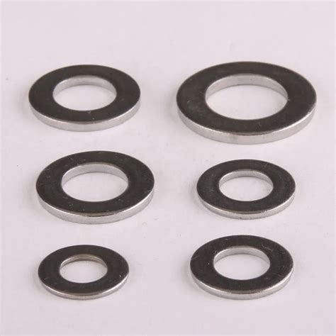 10pcs 316 Quality Stainless Steel Flat Pad Shims To Increase Thick