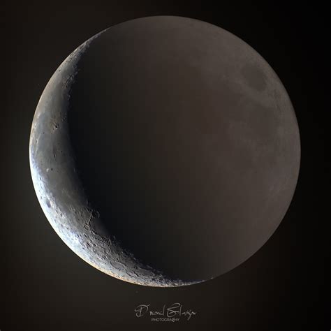 Waning Crescent Moon (16%) with Earthshine – Drexel Glasgow ...