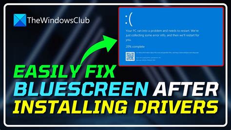 Fix Blue Screen After Installing Drivers In Windows 11 10 BSOD Error