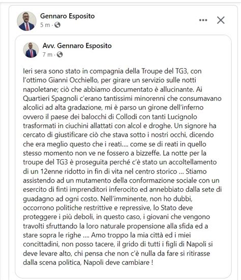 Dodicenne Accoltellato Il Consigliere Esposito Notti Di Alcol A