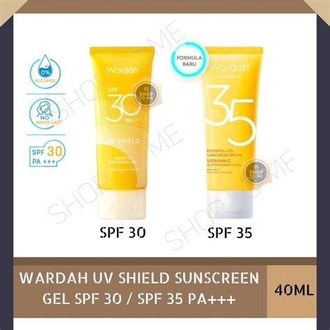 Jual Wardah Uv Shield Essential Sunscreen Gel Spf Spf