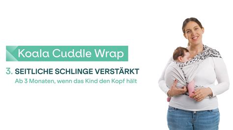 Tutorial Koala Cuddle Wrap 3 Bindung Seitlich YouTube