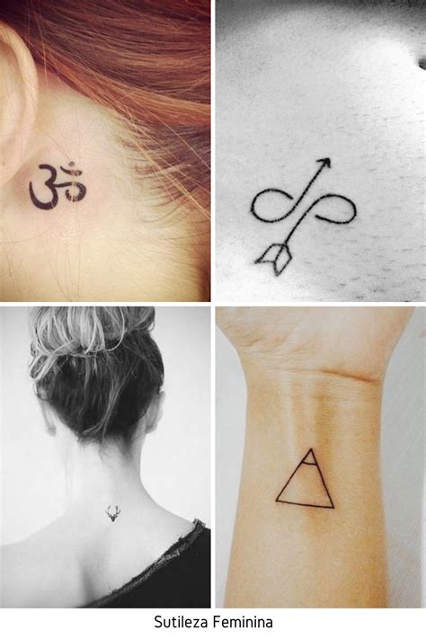 14 Ideias De Tatuagens Minimalistas Grandes Significados