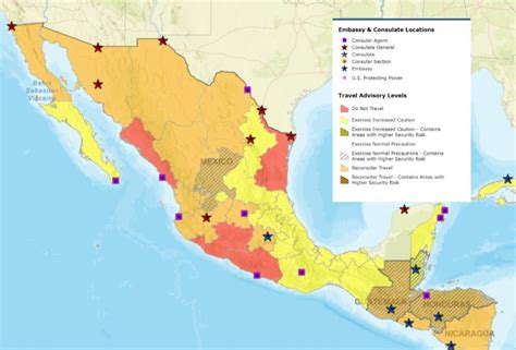 Estados Unidos pide a sus ciudadanos no viajar a seis estados de México