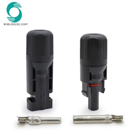 Waterproof Solar Panel Connectors Mc4 Cable Connectors IP67 Female And