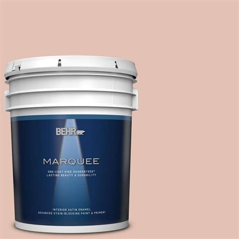 BEHR MARQUEE 5 Gal S180 2 Sunwashed Brick Satin Enamel Interior Paint