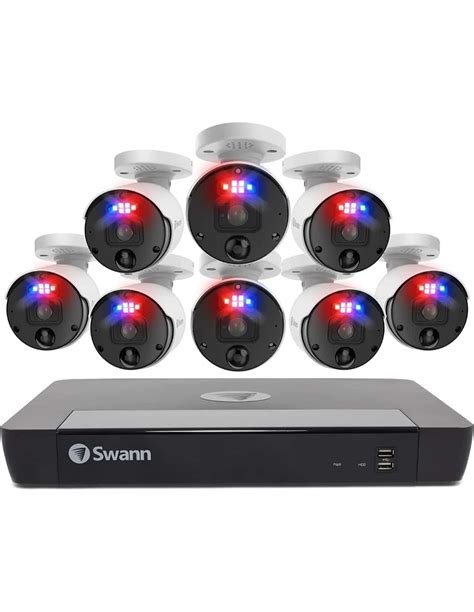 Swann 8MP 16Ch 2TB 4K Ultra HD Pro Enforcer 8 Bullet Camera NVR