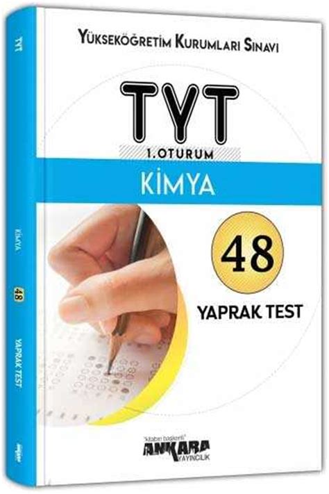 Ankara Yay Nc L K Tyt Kimya Yaprak Test