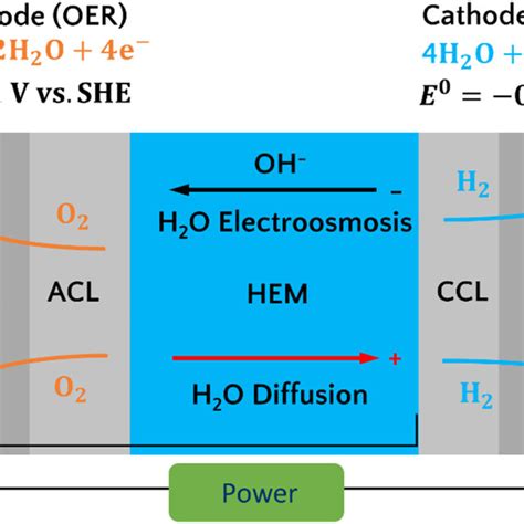 Schematic Of An Hemwe It Consists Of Anode Porous Transport Layer