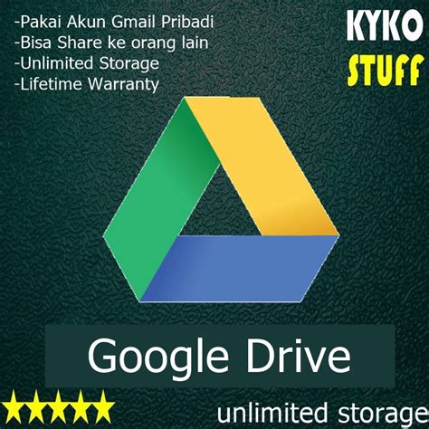 Jual Google Drive Unlimited Storage Lifetime Shopee Indonesia