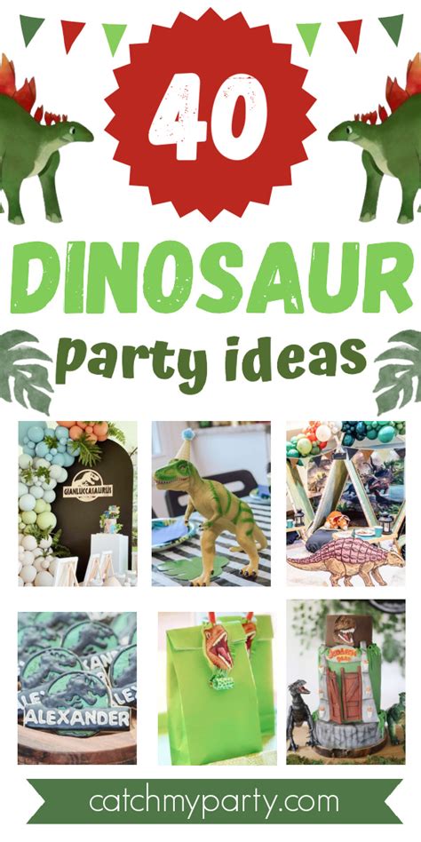 40 Incredible Dinosaur Party Ideas to Make You Roar! | Catch My Party