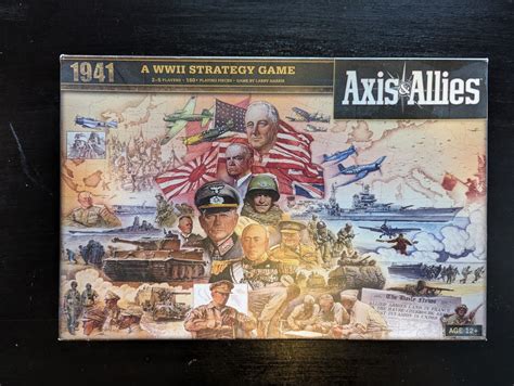 Axis And Allies Board Game Wizards Of The Coast Avalon Hill