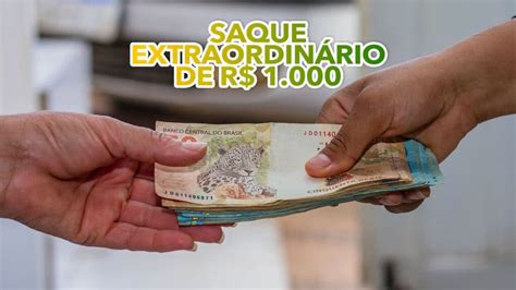 Brasileiros Podem Solicitar O Saque Extraordinário De R 1 000 Somente