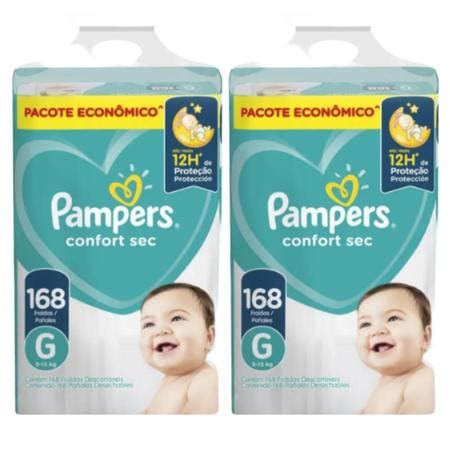 Kit Fralda Pampers Confort Sec Super Tamanho M 140 Tiras 44 OFF