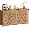 Amazon Dwvo Sideboard Buffet Cabinet With Storage Farmhouse