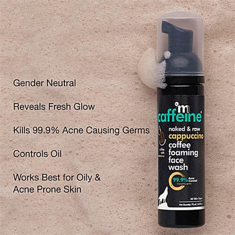 Buy Mcaffeine Naked Raw Cappuccino Coffee Foaming Face Wash With