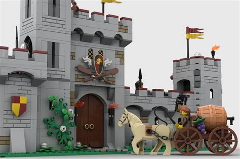 Medieval Seaside Market Achieves 10000 Supporters On Lego Ideas Brick