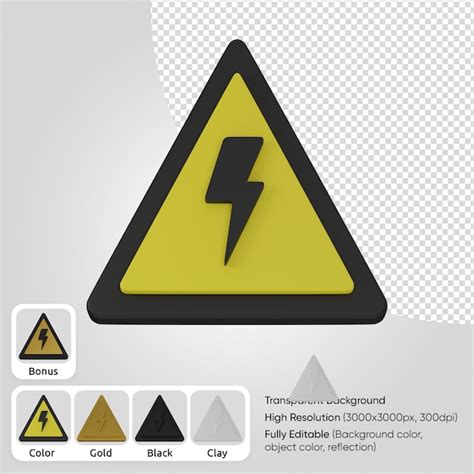 Premium Psd D Danger Sign