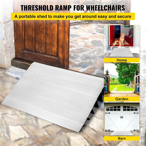 Buy Vevor Door Threshold Ramp 6 Rise Door Ramp For Wheelchairs