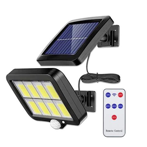 Borne Solaire D Lampe Ext Rieur Solaire Led Cob Avec