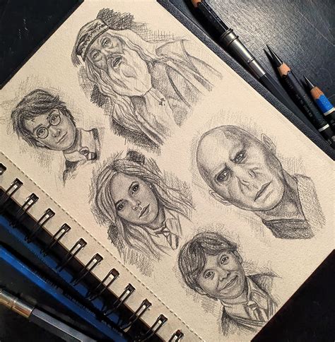 Harry potter characters : r/sketches