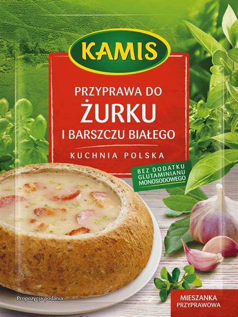 Kamis Przyprawa do żurku i barszczu białego 25g 12858432199 Allegro pl