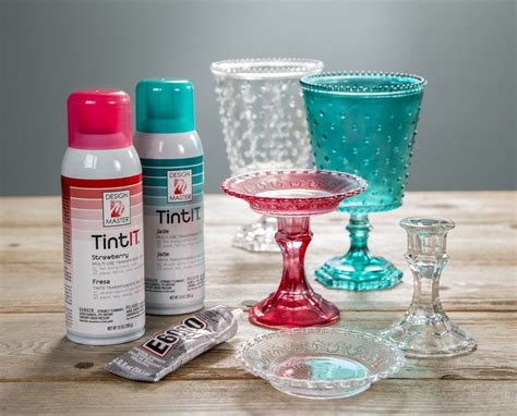 Transform Glass With Tint It Spray Craft Warehouse Spray Painting Glass Crafts With Glass