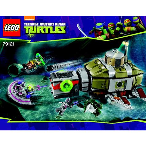 LEGO Turtle Sub Undersea Chase Set 79121 Instructions | Brick Owl ...