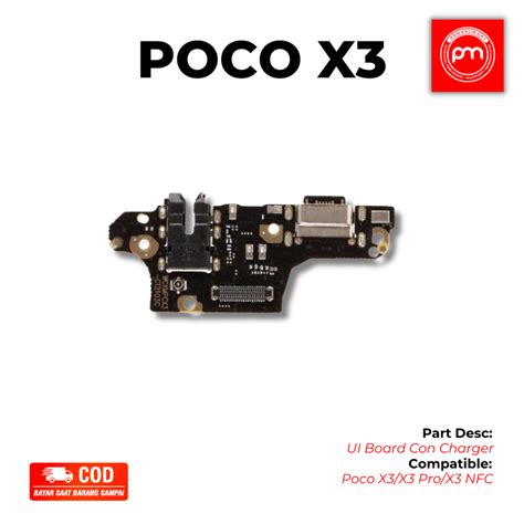 Jual Ui Board Konektor Cas Xiaomi Poco X Connector Charger X Nfc