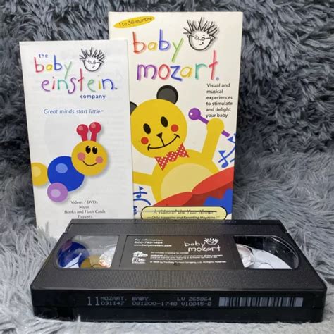 DISNEY BABY EINSTEIN Baby Mozart VHS 1998 Video Tape Music Infant ...