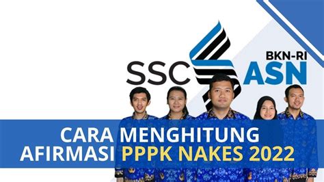 Cara Menghitung Afirmasi PPPK Nakes 2022 YouTube