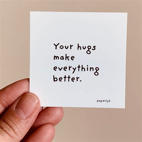 Your Hugs Make Everything Better Greeting Card Etsy