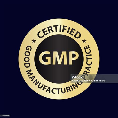 Gmp Certified Good Manufacturing Practice Icon Stock Illustration Download Image Now