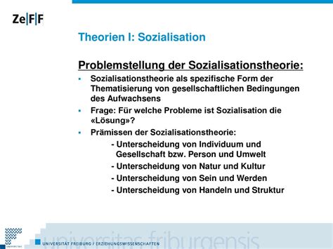 Gesellschaftliche Bedingungen Des Aufwachsens Vorlesung Montag Ppt